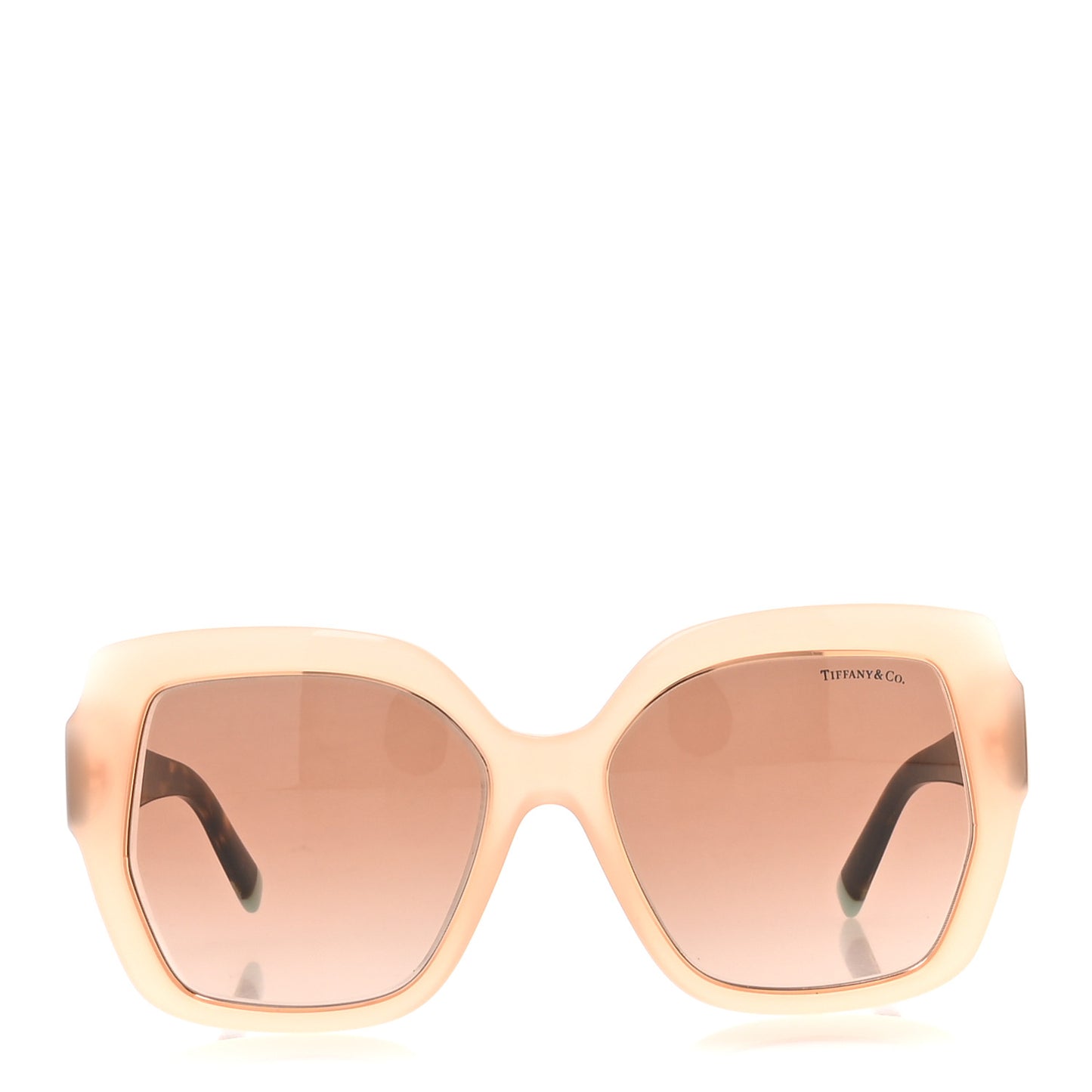 Acetate Metal Cat Eye Sunglasses TF4183 Opal Nude