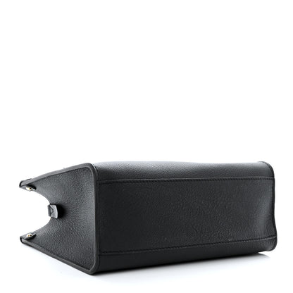 Louis Vuitton Calfskin Lock & Go Tote Black 4 of 11