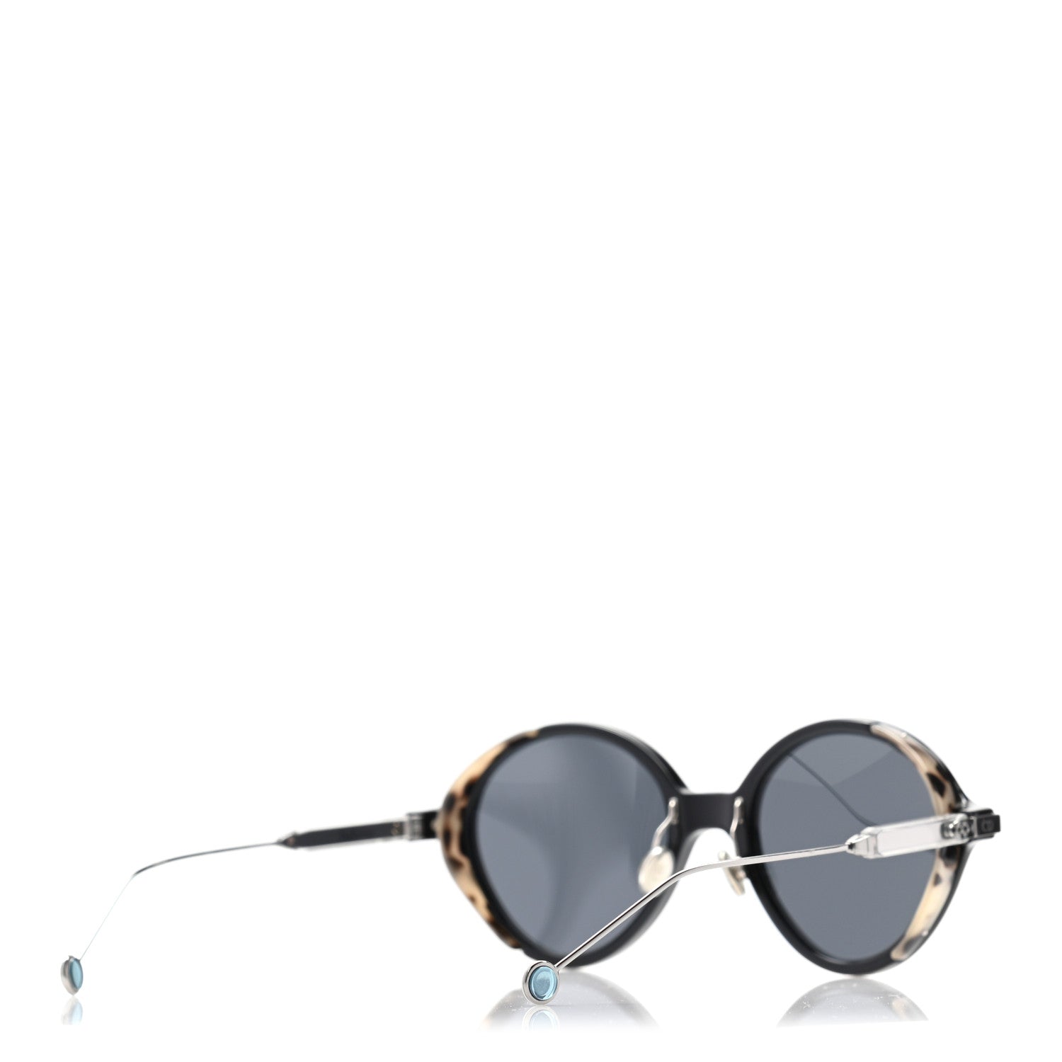 Christian Dior Acetate Umbrage Round Sunglasses Tortoise Black 4 of 10