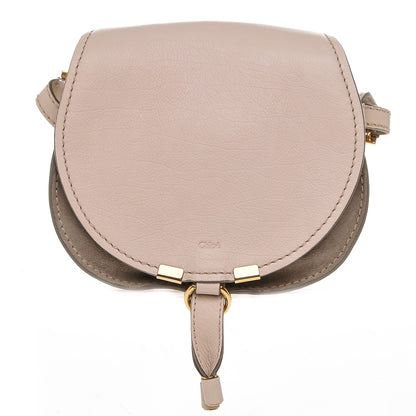 Chloe Calfskin Mini Marcie Nude Crossbody Bag Abstract White 1 of 6