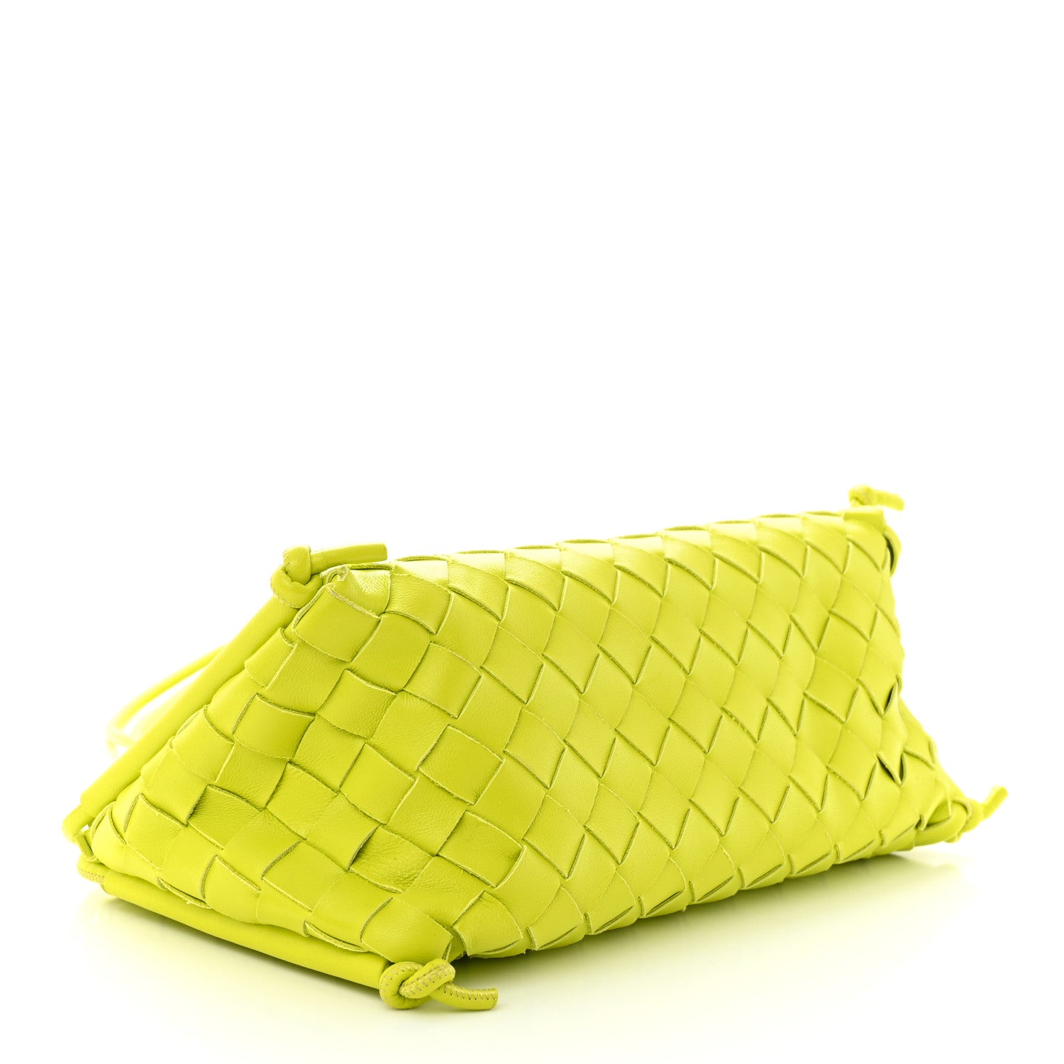 Bottega Veneta Nappa Intrecciato Pouch On Strap Acid Kiwi 4 of 11