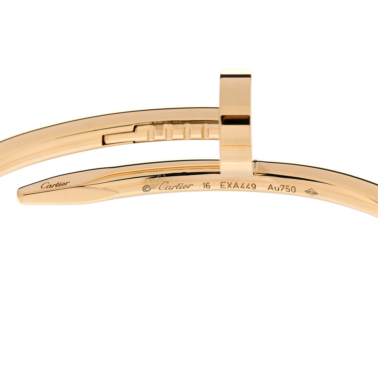 18K Yellow Gold Juste Un Clou Bracelet 16