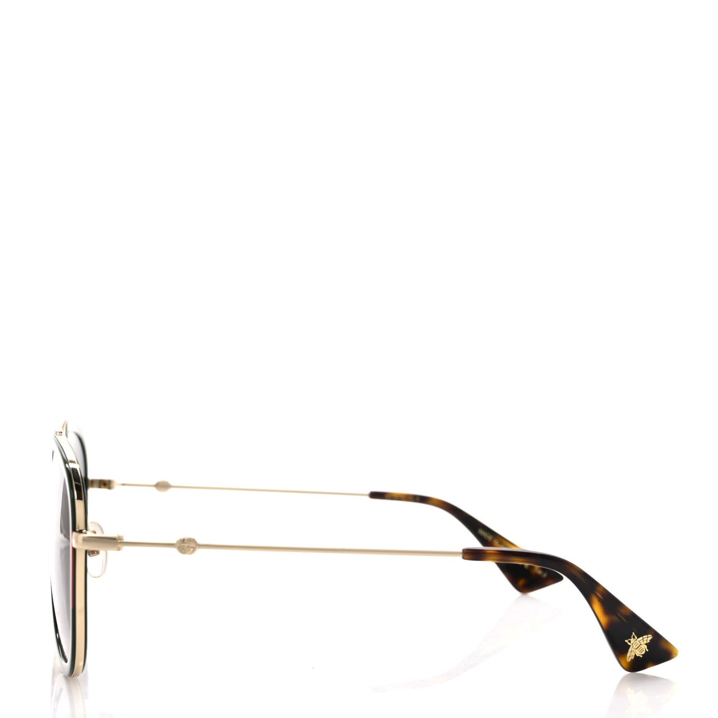 Acetate Web Aviator Sunglasses GG0062S Green Red