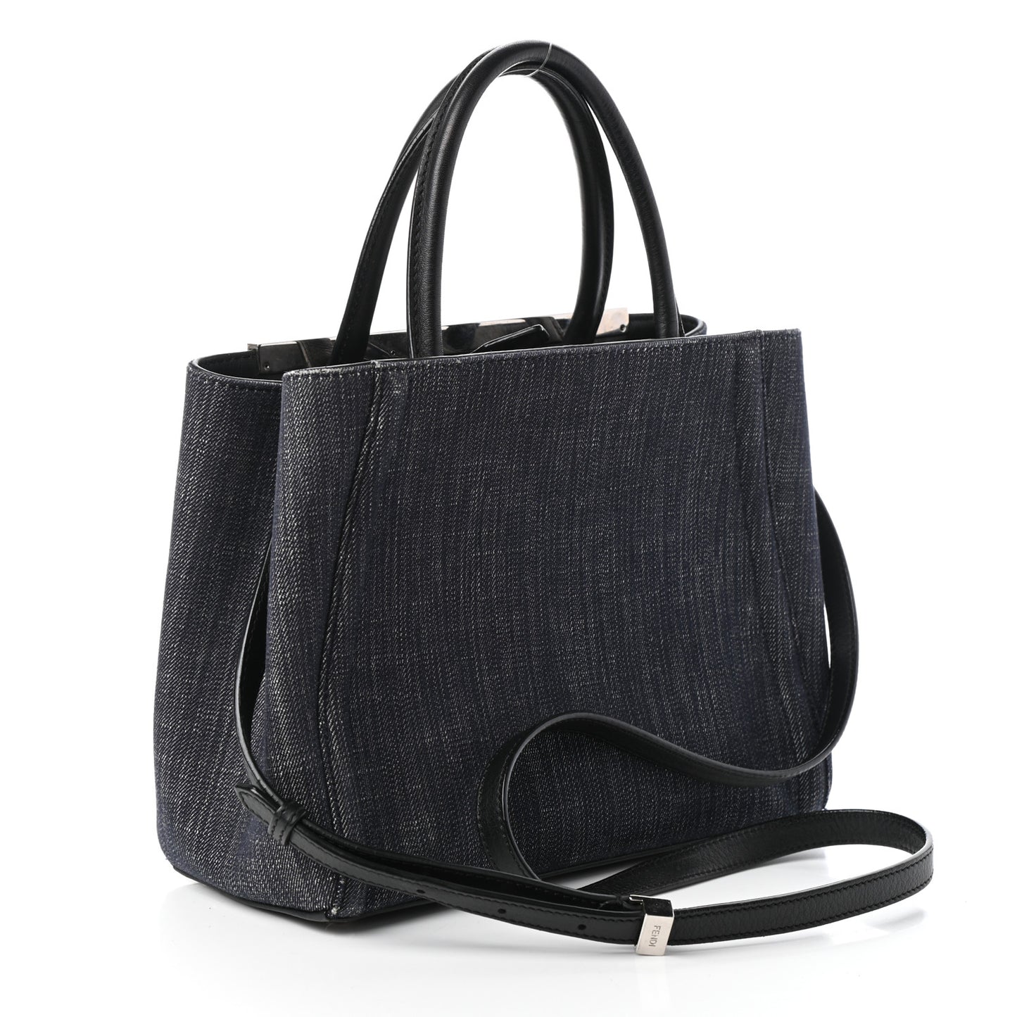 Denim Petite 2Jours Tote Blue Black