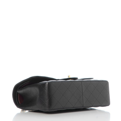 Chanel Caviar Quilted Jumbo Double Flap Black 4 of 9