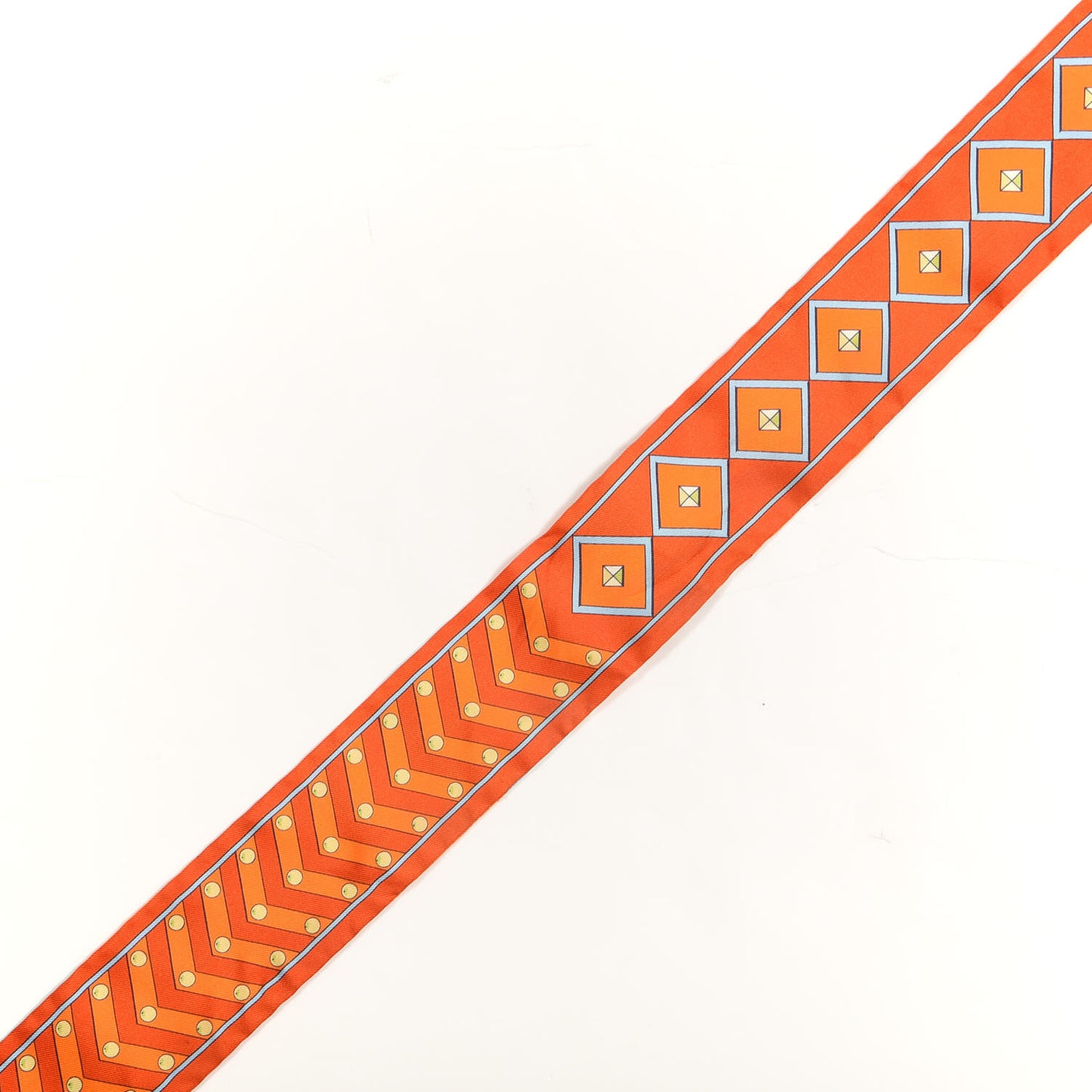 Silk Colliers Et Chiens Twilly Potiron Orange Ciel