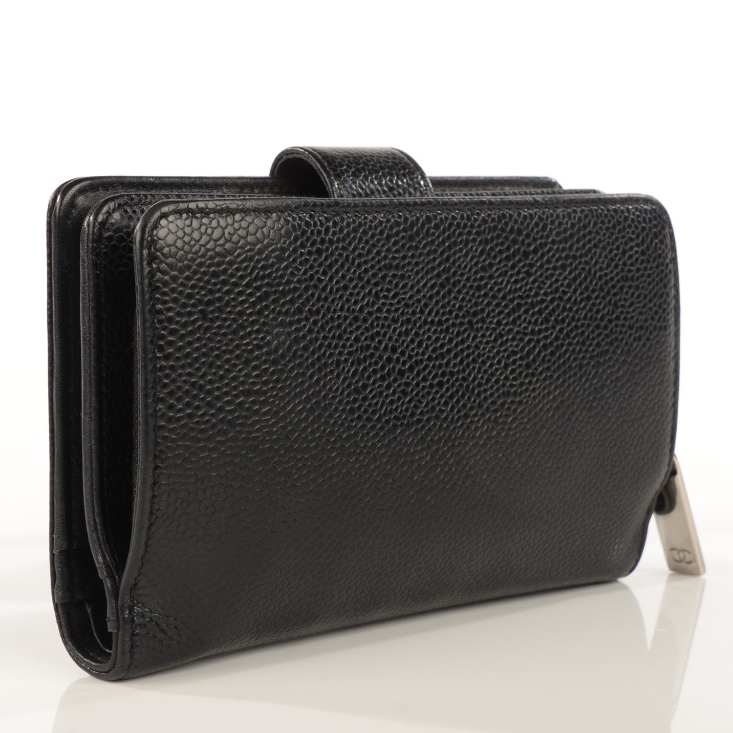 Chanel Caviar Timeless CC French Wallet Black 3 of 9