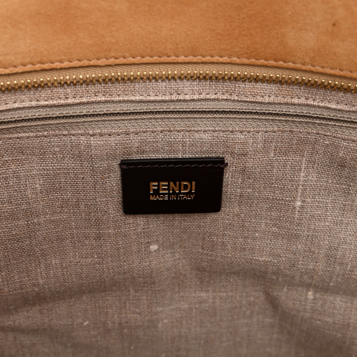 Pequin Cuoio Vegetale Medium Roll Tote Tobacco Cuoio Miele
