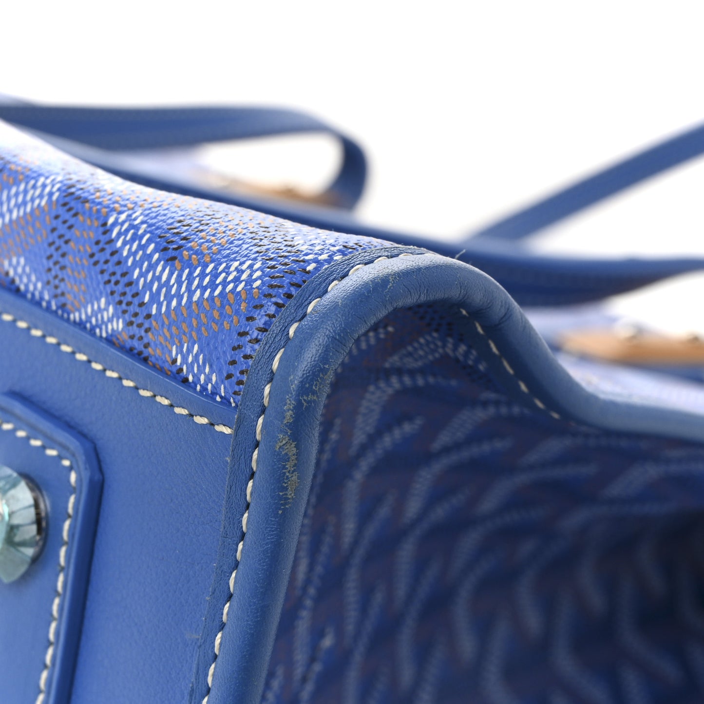 Goyardine Marquises Tote Sky Blue