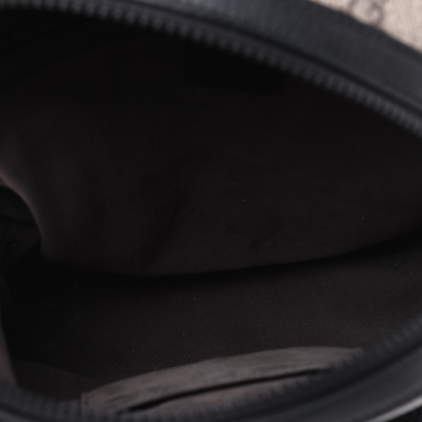 GG Supreme Monogram Small Eden Day Backpack Black