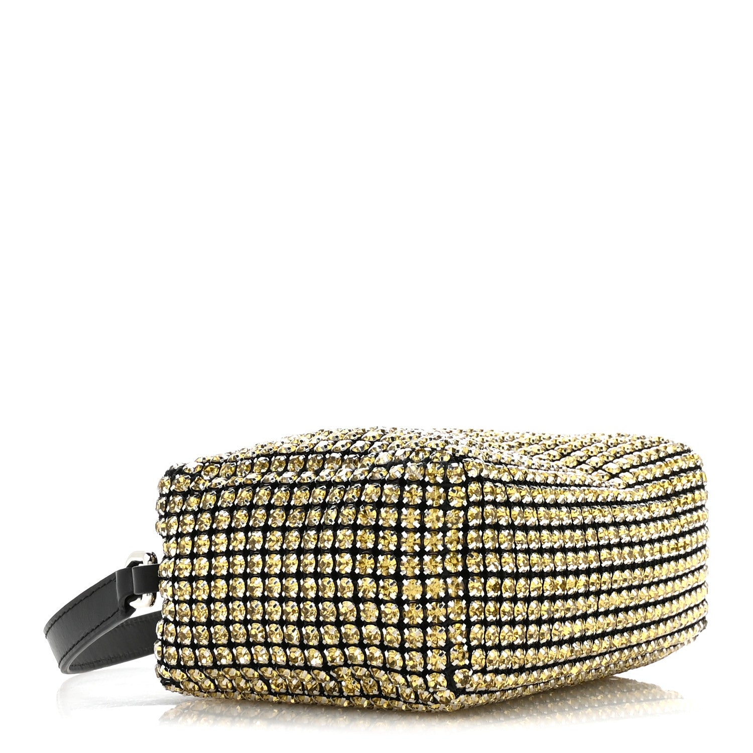 Alexander Wang Mesh Crystal Rhinestone Mini Heiress Pouch Porcelain 4 of 11