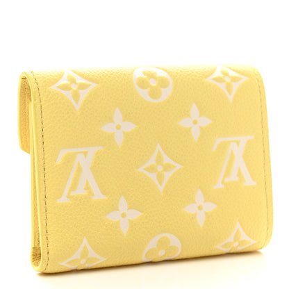 Louis Vuitton Empreinte Monogram Victorine Wallet Lemon Curd 3 of 7