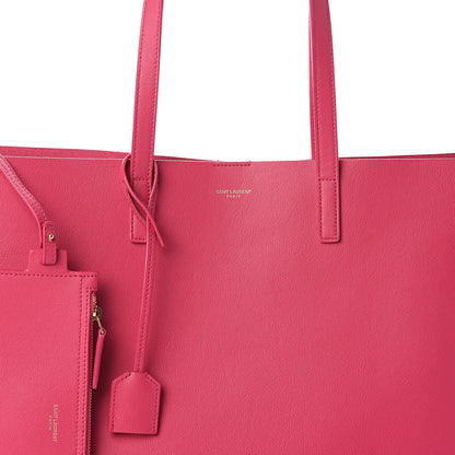 Saint Laurent Calfskin Large Shopping Tote Fuchsia 6 of 8