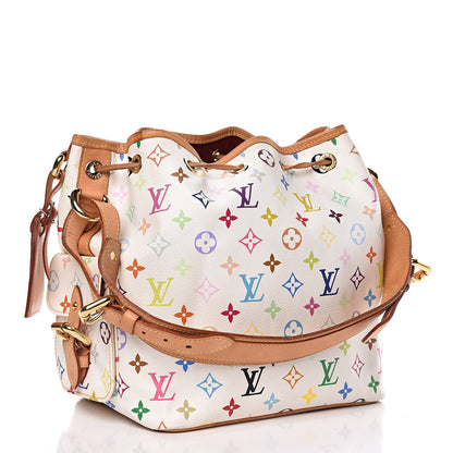 Louis Vuitton Monogram Multicolor Petit Noe White 3 of 11