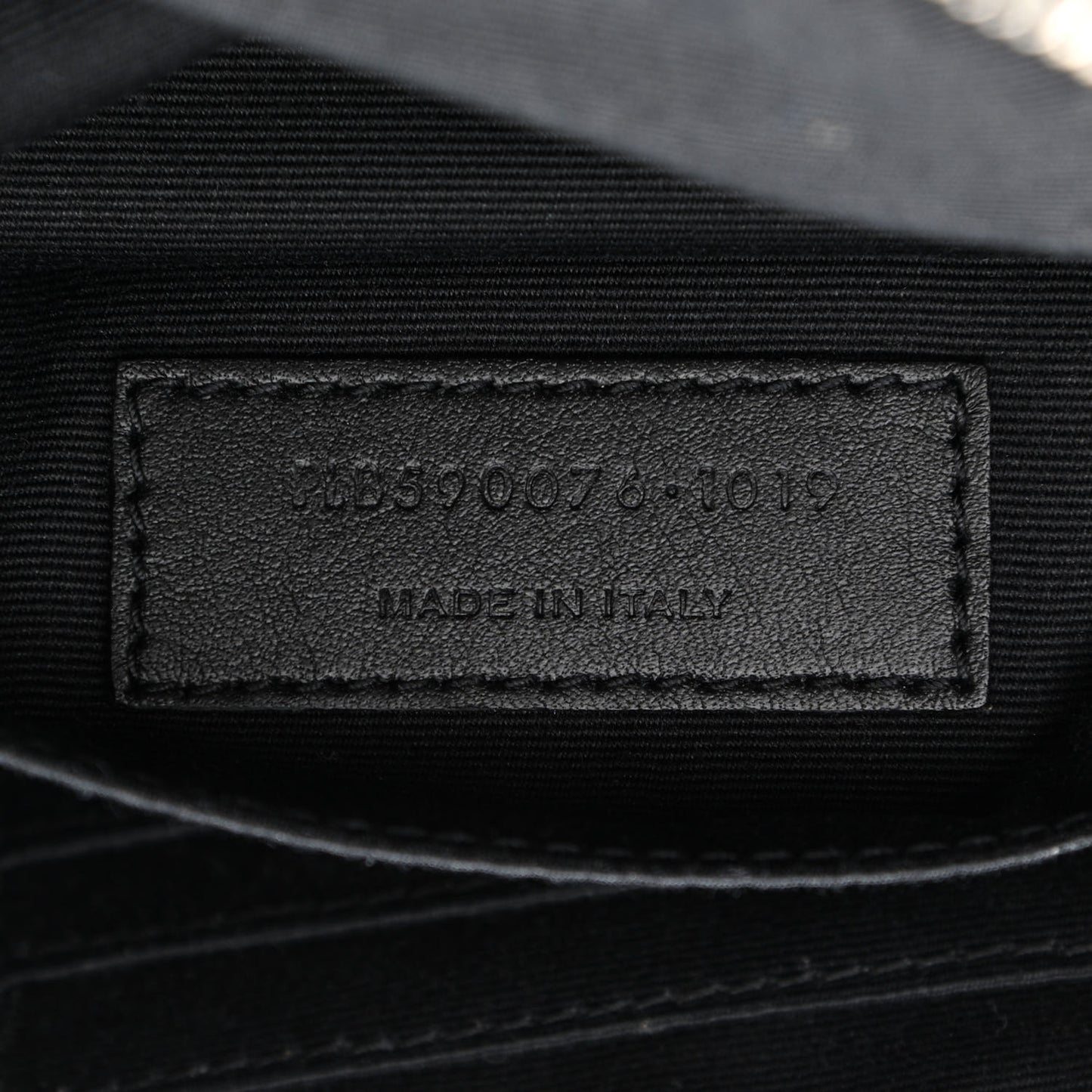 Canvas Monogram Belt Bag Black
