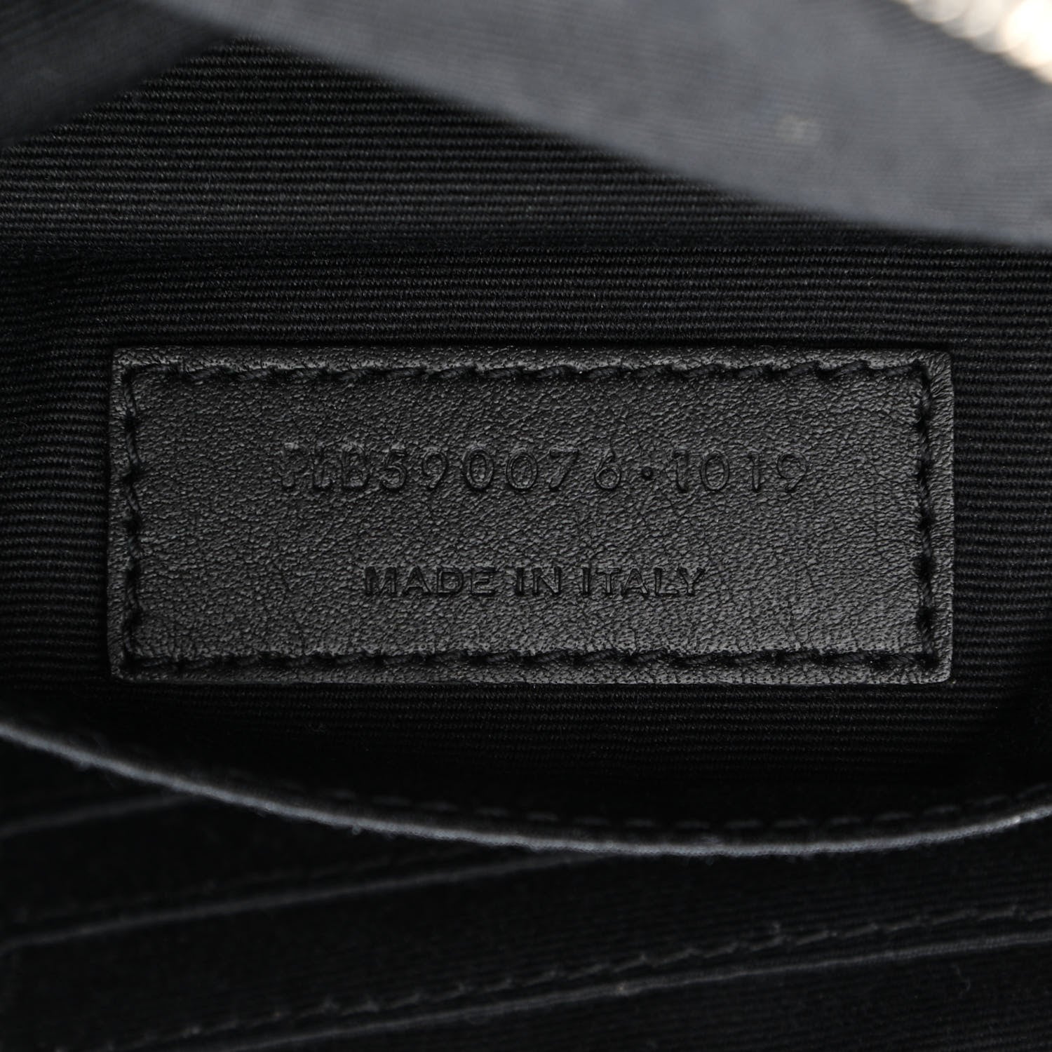 Saint Laurent Canvas Monogram Belt Bag Black 8 of 12