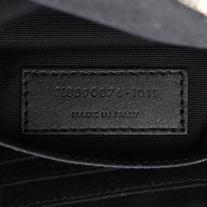 Saint Laurent Canvas Monogram Belt Bag Black 8 of 12