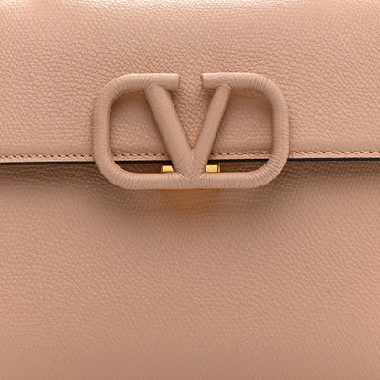 Valentino Garavani Grainy Calfskin Small VSling Top Handle Bag Poudre 7 of 9
