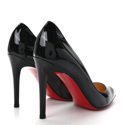 Christian Louboutin Patent Pigalle 100 Pumps 37 Black 4 of 9