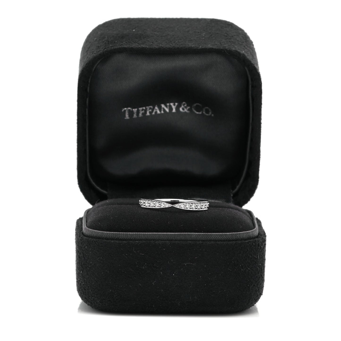 Platinum Diamond Harmony Bead-set Band Ring 48 4.5