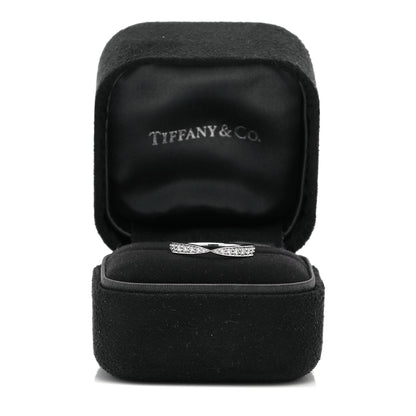 Tiffany Platinum Diamond Harmony Bead-set Band Ring 48 4.5 5 of 5