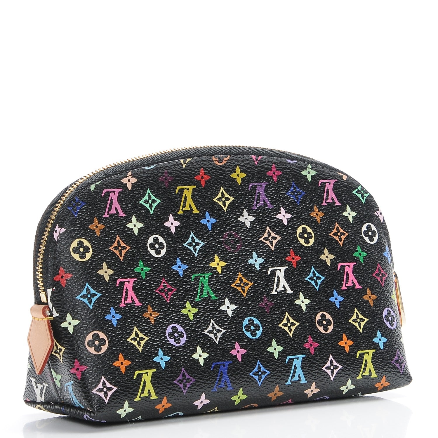 Louis Vuitton Monogram Multicolor Cosmetic Pouch Black Grenade 3 of 7