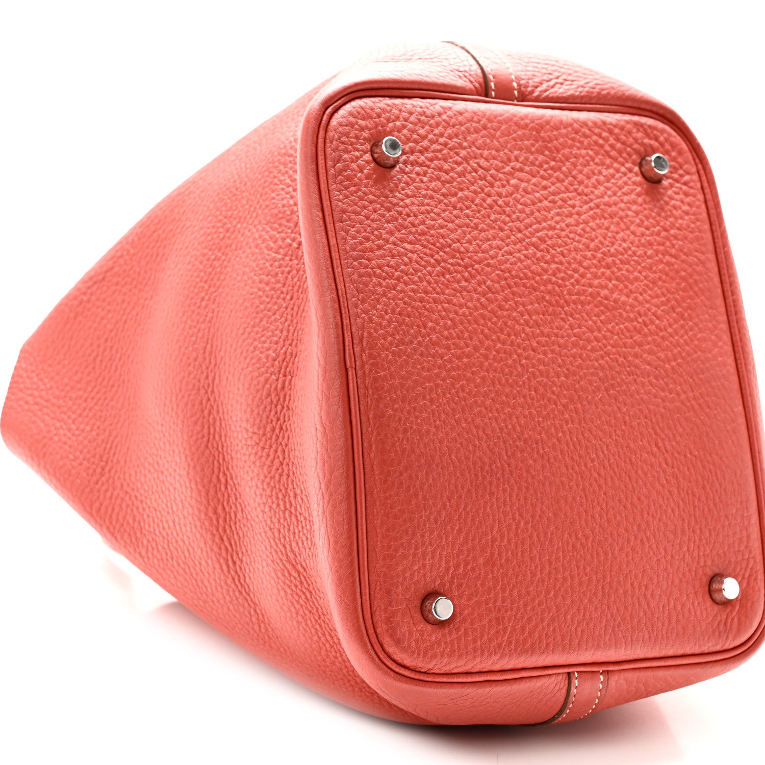 Hermes Taurillon Clemence Picotin Lock 22 MM MM Sanguine 9 of 10