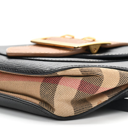 Burberry Suede Small Square Buckle Belt Bag Black 11 of 16