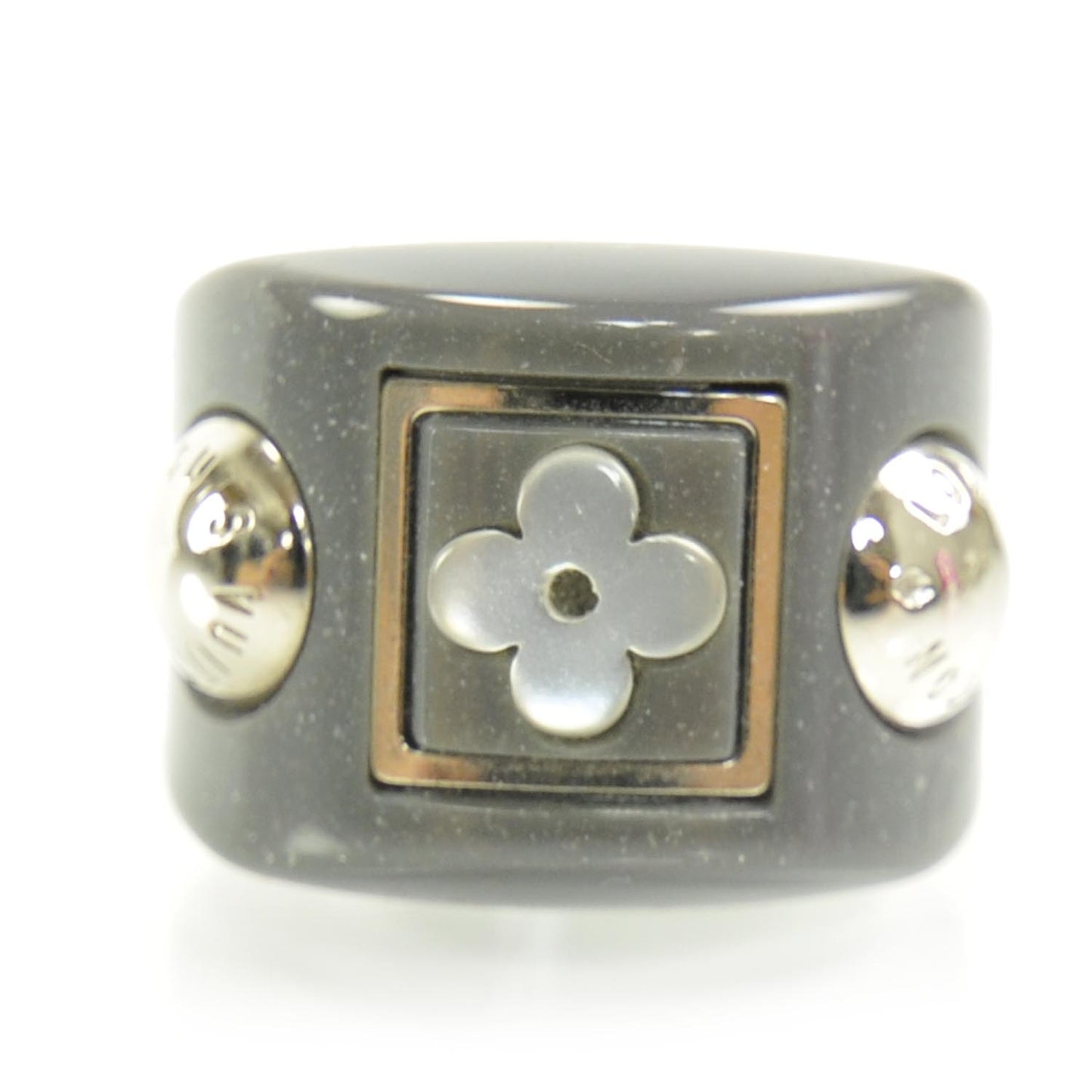 Glitter Resin Random Flower Ring Medium