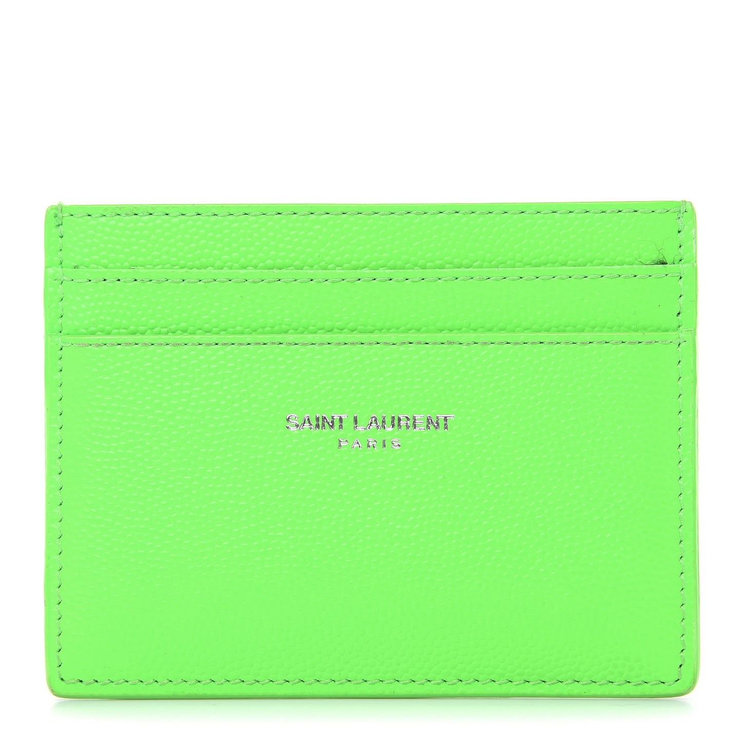 Grain De Poudre Card Case Neon Bright Green