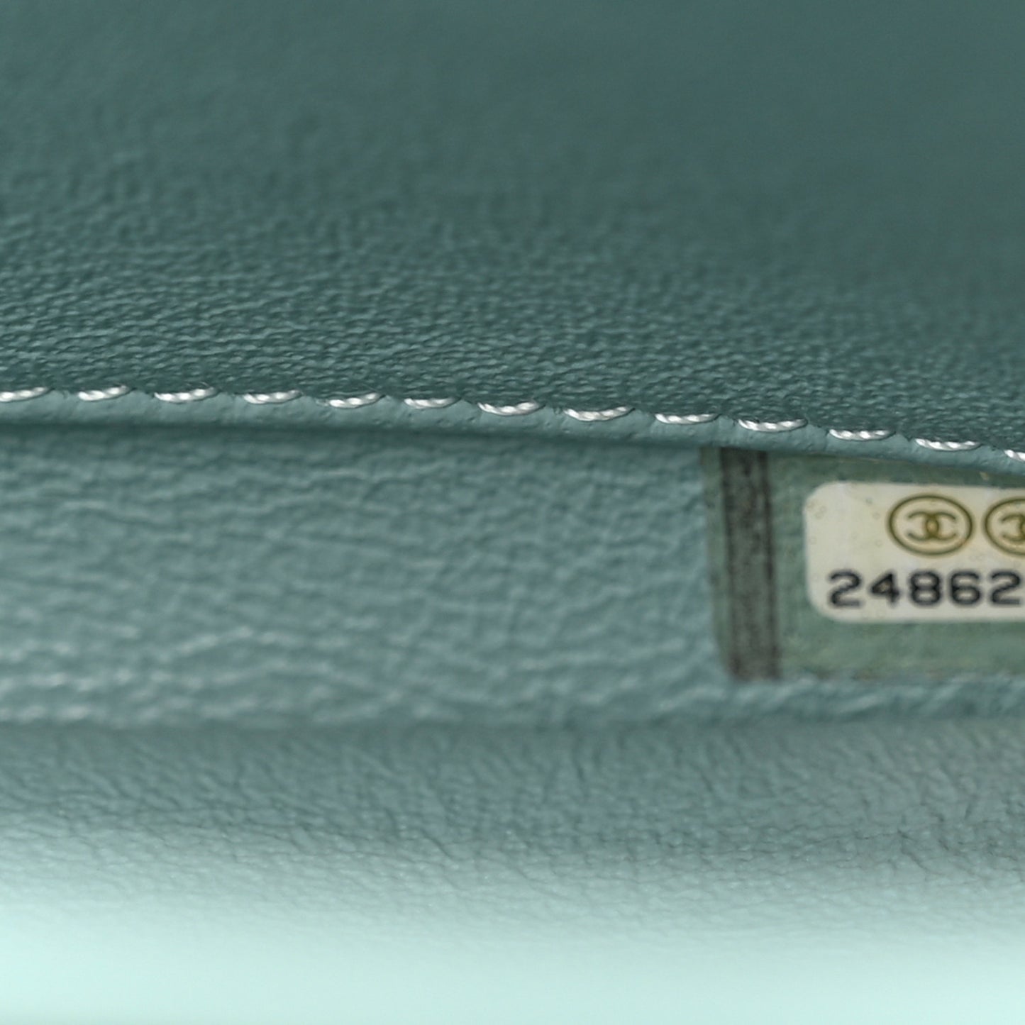 Lambskin Quilted Small Trendy CC Flap Dual Handle Bag Light Green