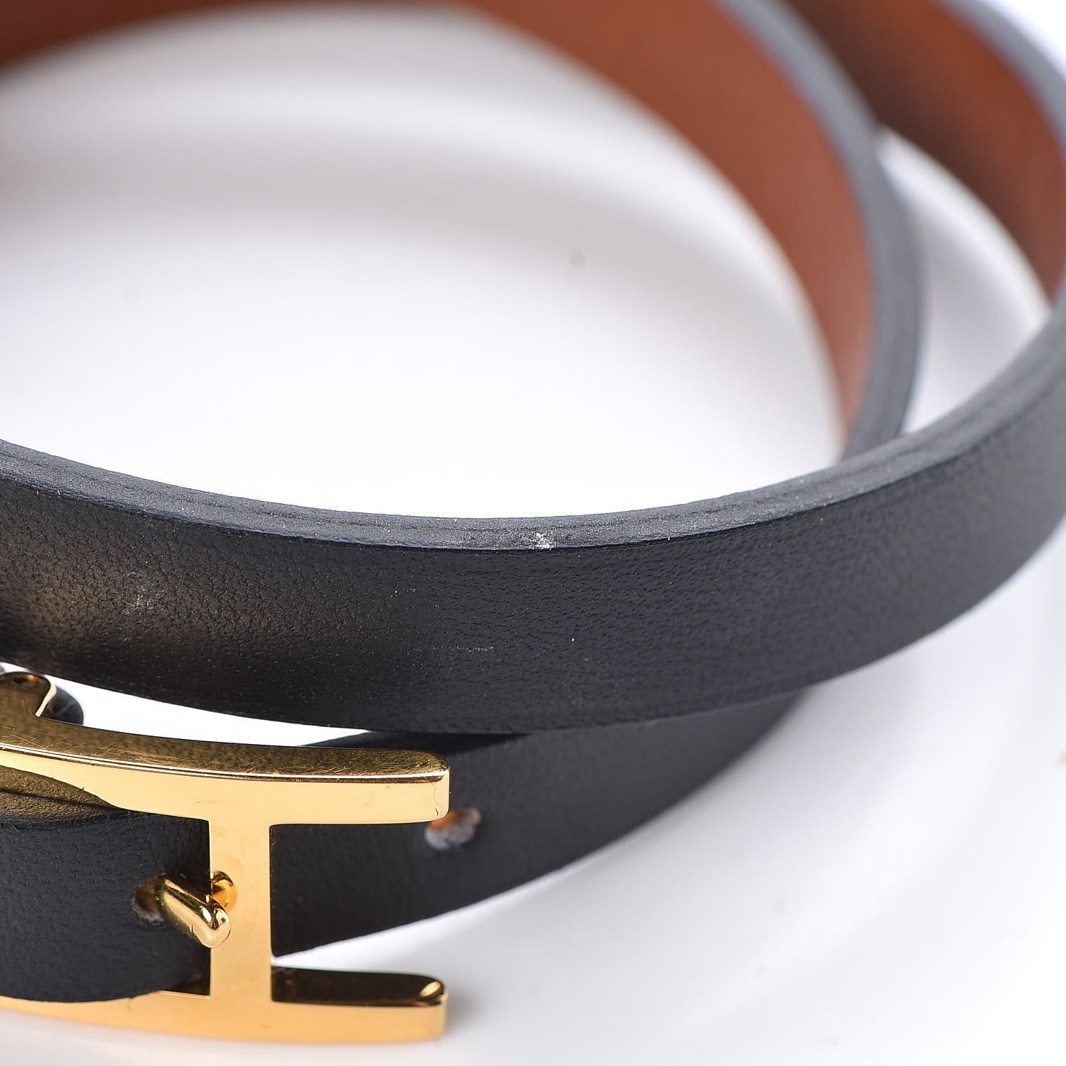 Hermes Chamonix Behapi Double Tour Bracelet T2 Black 5 of 5