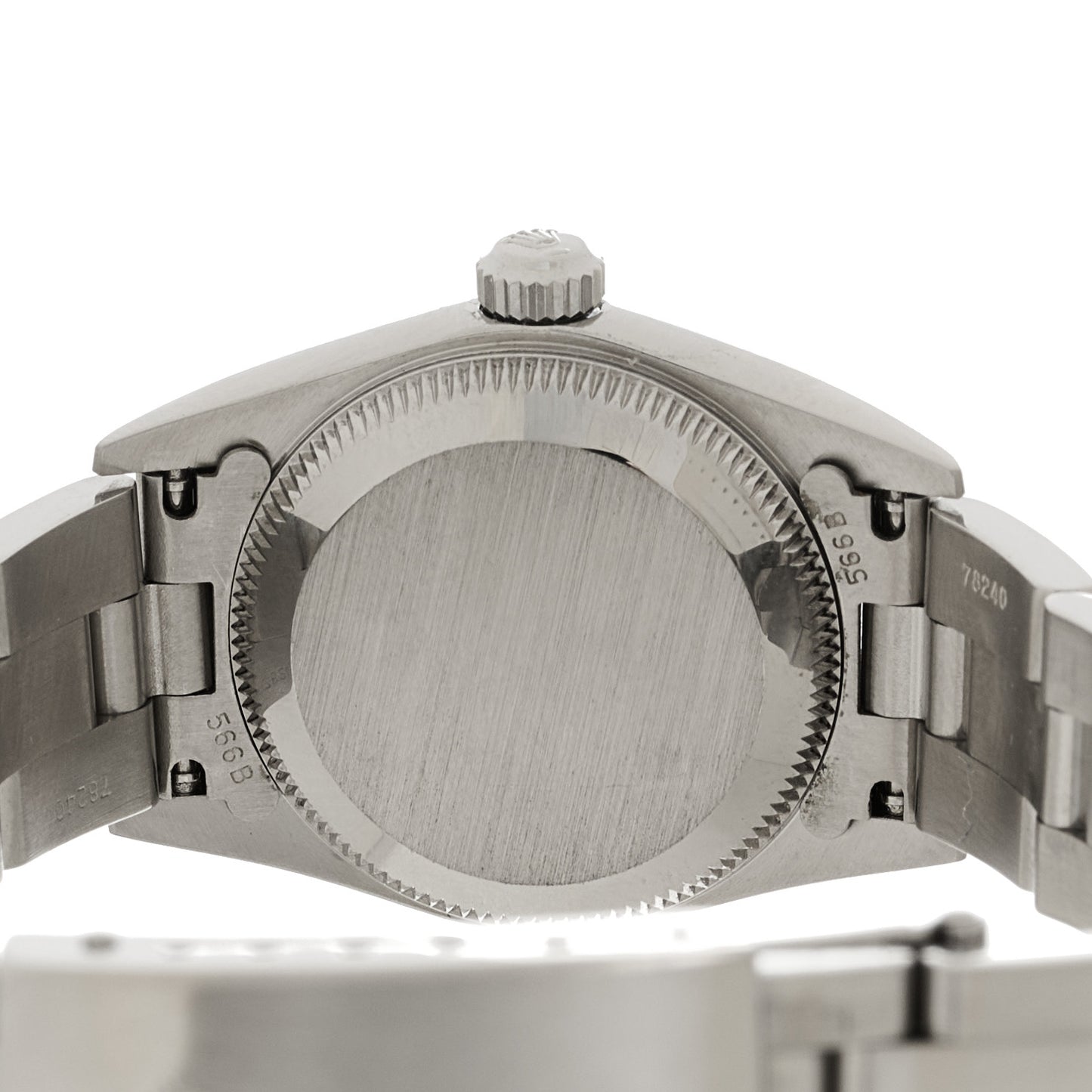 Stainless Steel 24mm Oyster Perpetual Watch Blue 76080