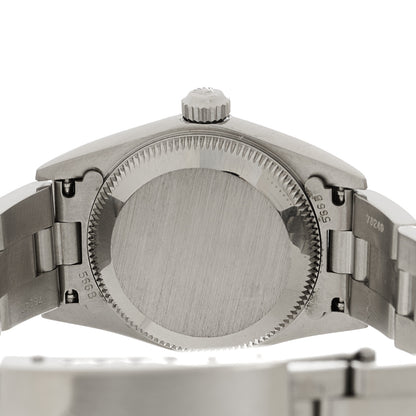 Rolex Stainless Steel 24mm Oyster Perpetual Watch Blue 76080 4 of 5