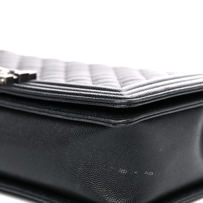 Chanel Caviar Quilted New Medium Boy Flap Black 9 of 16
