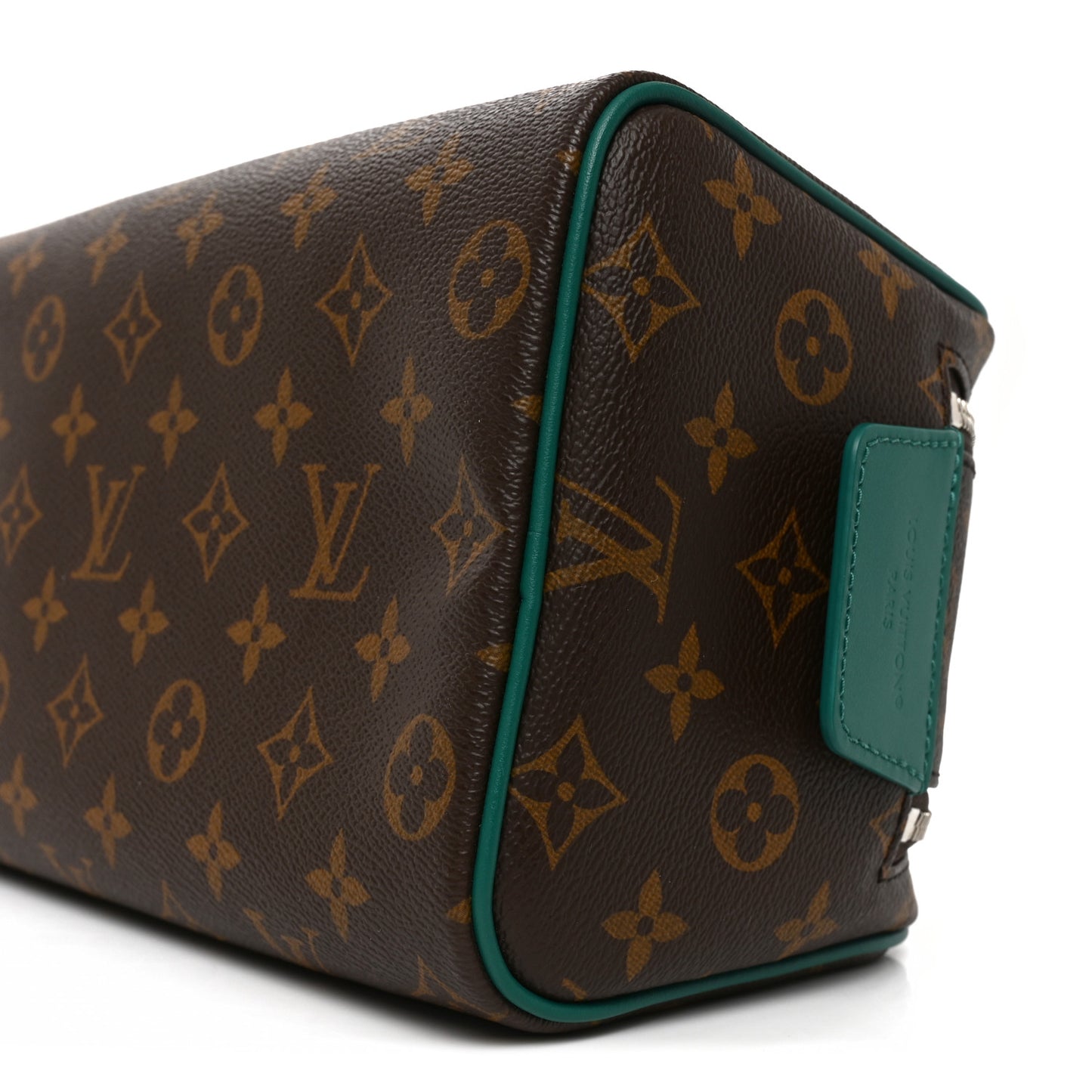 Monogram Dopp Kit Toilet Pouch Borneo Green