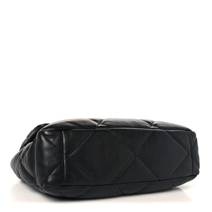 Chanel Lambskin Quilted Large Chanel 19 Flap Black 4 of 10