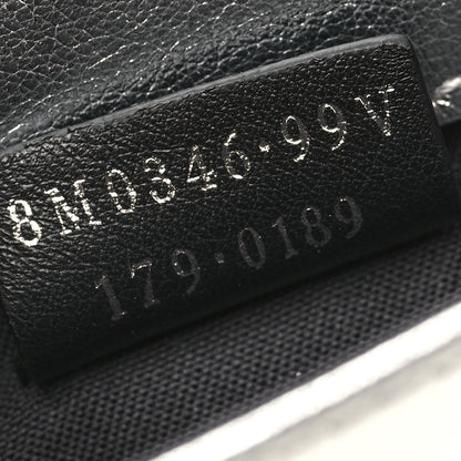 Fendi Vitello Catalan Mirror Flowerland Tube Wallet On Chain Argento 7 of 11