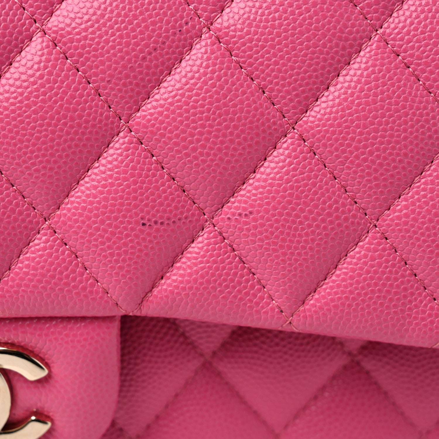 Chanel Caviar Quilted Small Double Flap Pink 10 of 12