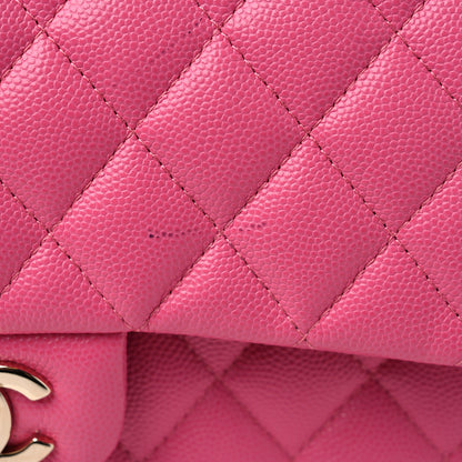 Chanel Caviar Quilted Small Double Flap Pink 10 of 12