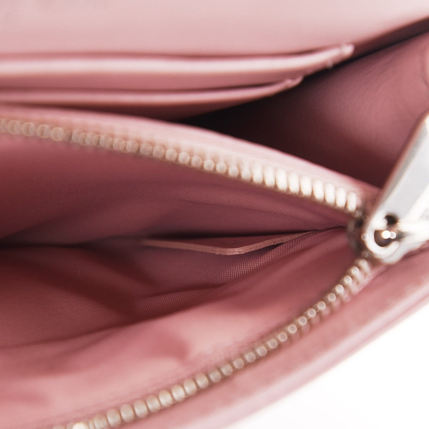 Patent Cannage Lady Dior Wallet On Chain Rose Clair