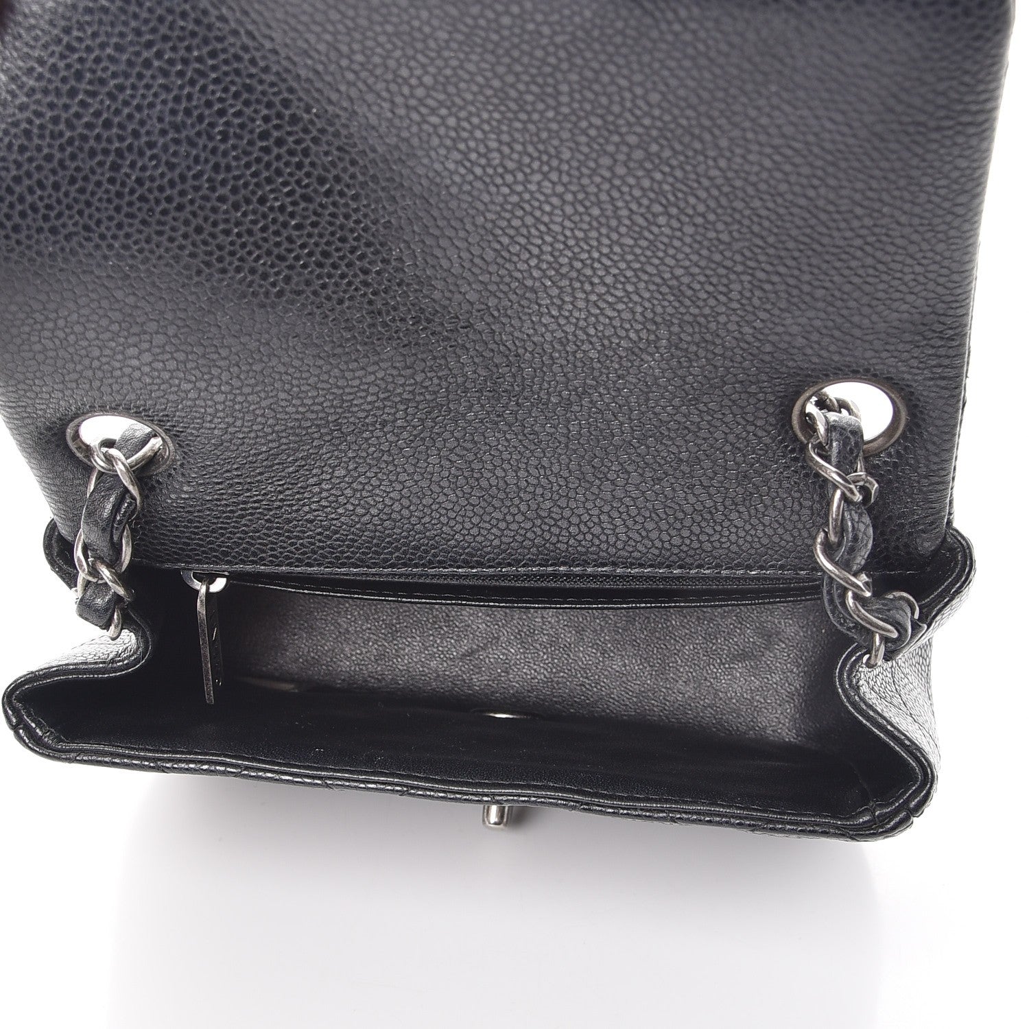 Chanel Caviar Quilted Mini Square Flap Black 6 of 10
