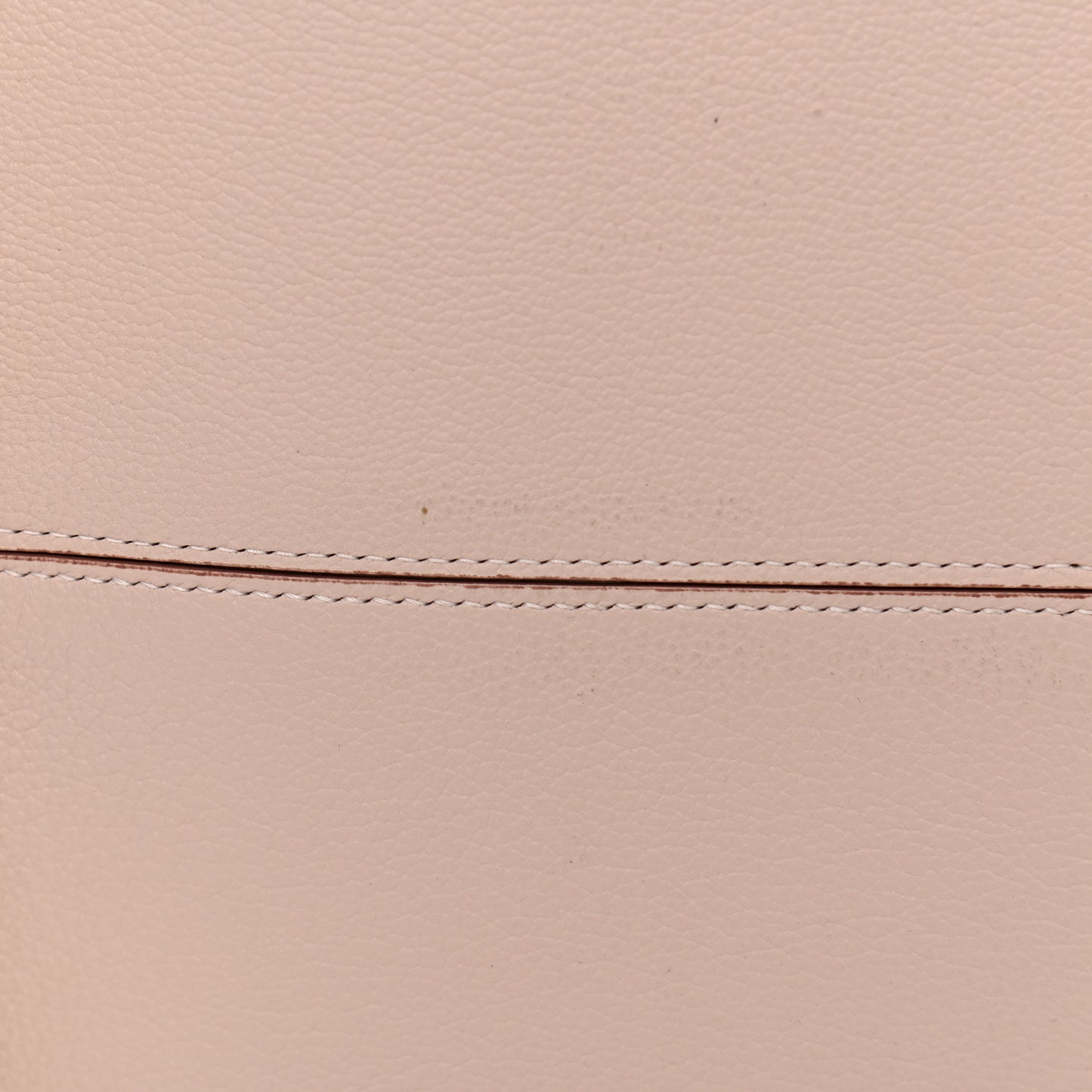 Supple Grained Calfskin Large Open Bar Tote Rose Poudre