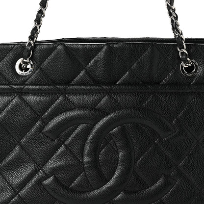 Chanel Caviar Quilted Timeless CC Soft Tote Black 8 of 10