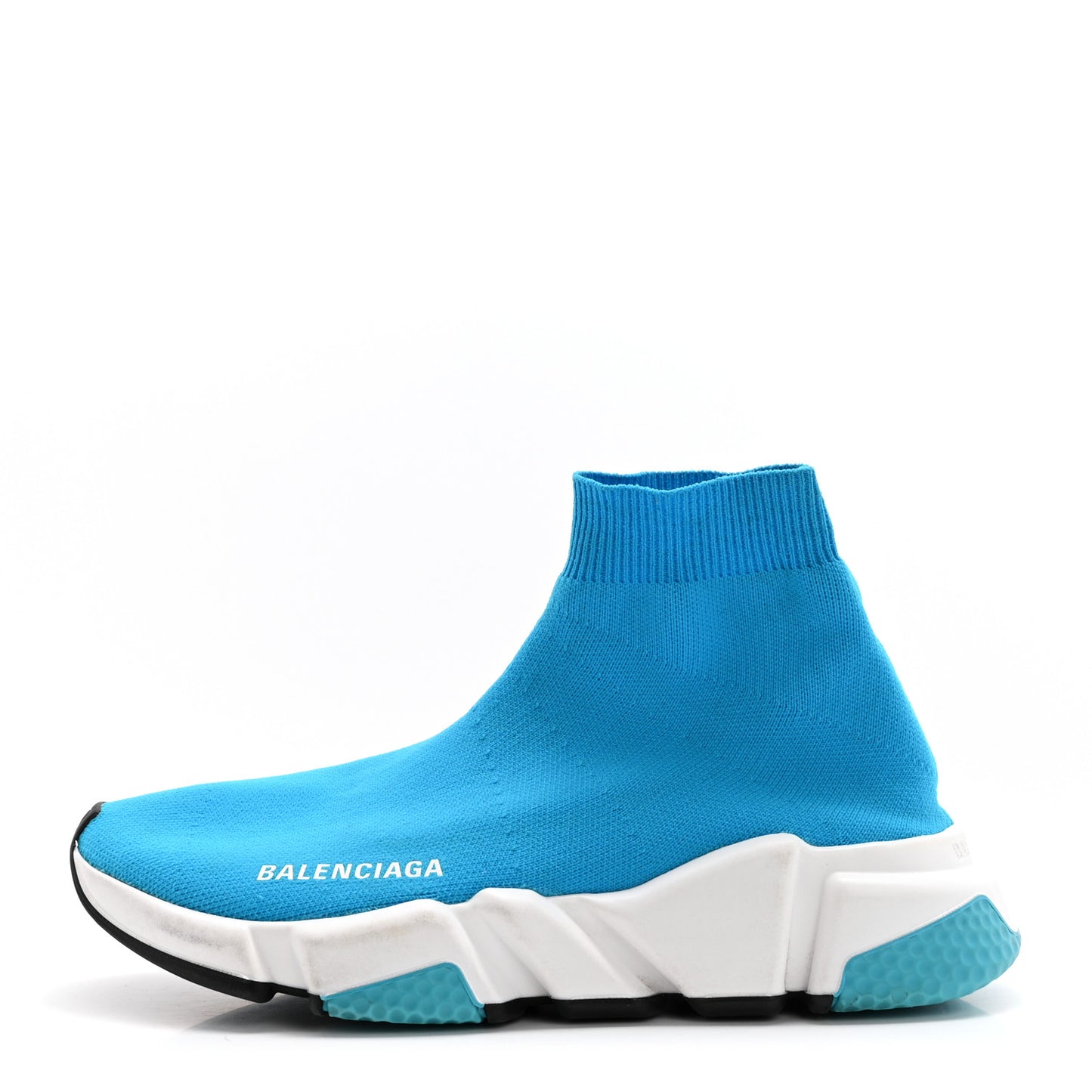 Neoprene Knit Womens Speed Sneakers 36 Turquoise Azur
