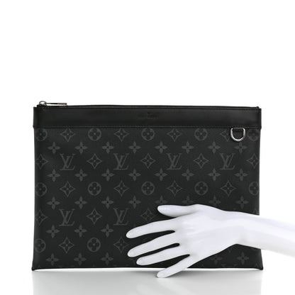 Louis Vuitton Monogram Eclipse Discovery Pochette GM GM 2 of 7