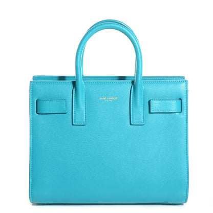 Saint Laurent Calfskin Nano Sac De Jour Turquoise 1 of 7