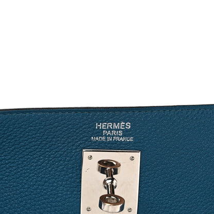 Hermes Togo Kelly Retourne 35 Bleu de Galice 9 of 12