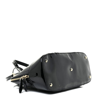 Gucci Patent Microguccissima Small Nice Top Handle Dome Bag Black 4 of 18
