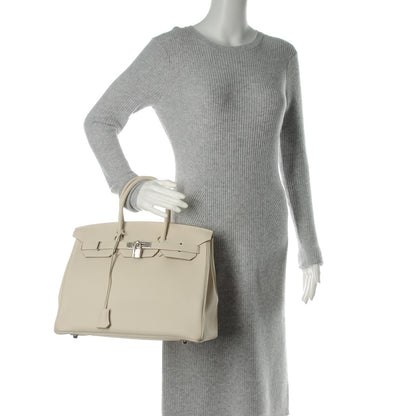 Hermes Togo Birkin 35 Craie 2 of 26